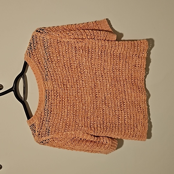 VERO MODA pink knit cropped sweater - Picture 3 of 3